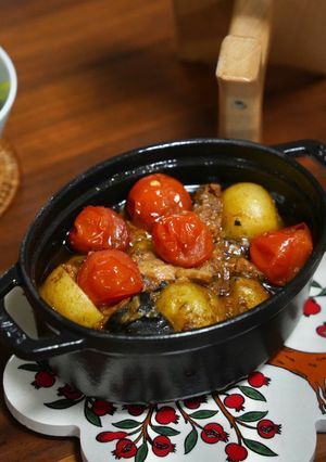 鯖の味噌煮缶で簡単アヒージョ-レシピのメイン写真