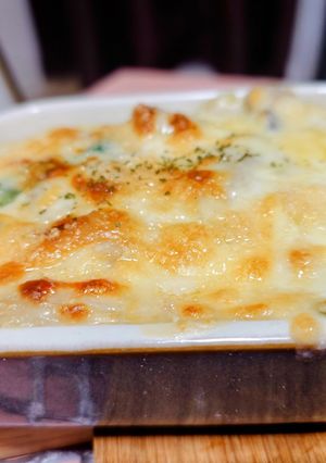 チキンとしめじのパングラタン-レシピのメイン写真