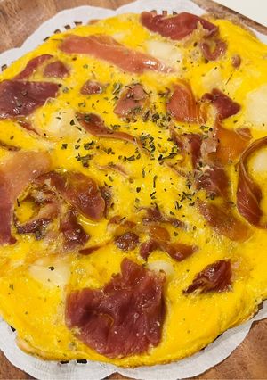 生ハムとチーズのスペインオムレツ-レシピのメイン写真