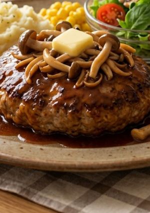 ハンバーグ-レシピのメイン写真