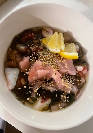 タコともずくの酢の物-レシピのメイン写真