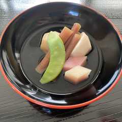 รูปของ 赤ずいきのお吸い物