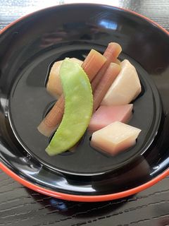 赤ずいきのお吸い物-レシピのメイン写真