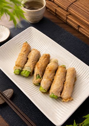 アスパラの豚肉巻き生姜醤油-レシピのメイン写真