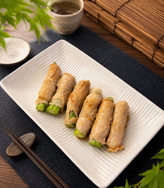アスパラの豚肉巻き生姜醤油-レシピのメイン写真