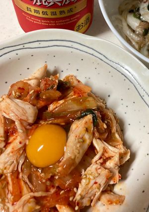 鶏のささみキムチ和え-レシピのメイン写真