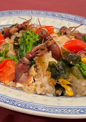 ホタルイカのチャーハン-レシピのメイン写真