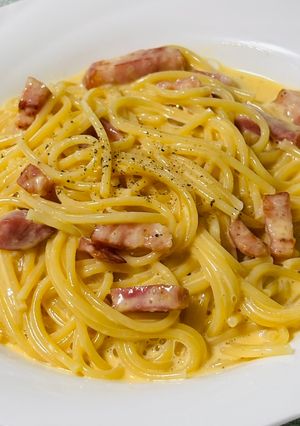ボウルであえる失敗しない♪濃厚カルボナーラ 🍝-レシピのメイン写真
