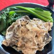 鶏肉粒マスタードの生クリーム煮