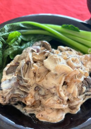 鶏肉粒マスタードの生クリーム煮-レシピのメイン写真