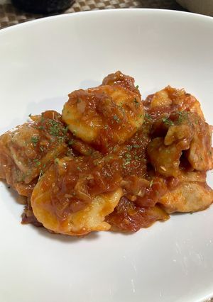 鶏肉とじゃがいものニョッキのトマト煮-レシピのメイン写真