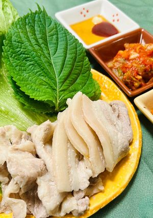 お手軽♬レンジでポッサム風-レシピのメイン写真