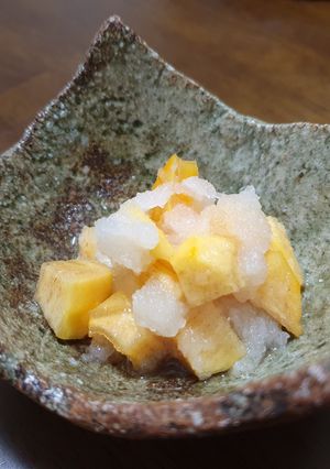 大根おろしと柿の酢の物-レシピのメイン写真