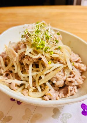 中華味の素☆もやし豚こま炒め　今夜の夕飯-レシピのメイン写真
