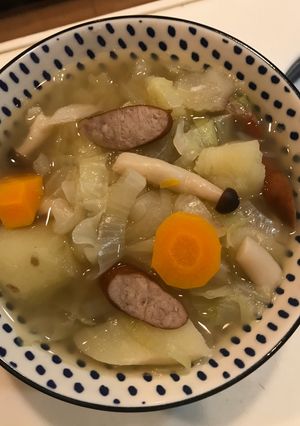 キャベツじゃがいもソーセージのポトフ-レシピのメイン写真
