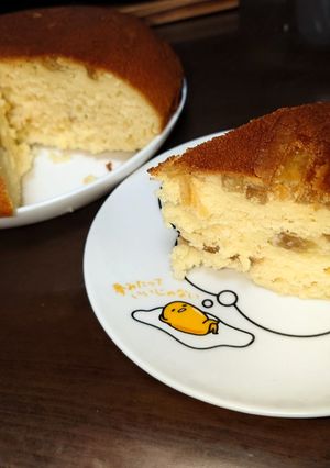芋けんぴの入った炊飯器米粉パンケーキ-レシピのメイン写真