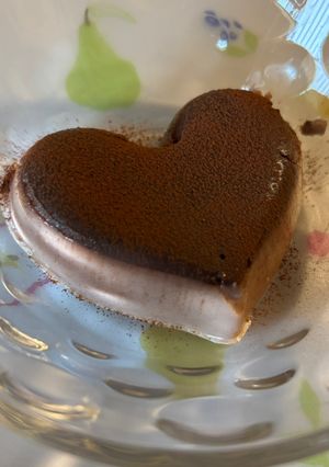 簡単二層ココアプリン-レシピのメイン写真