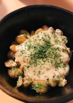 毎日の納豆●胡麻ドレトッピング-レシピのメイン写真