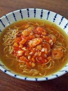 エビチリラーメン-レシピのメイン写真