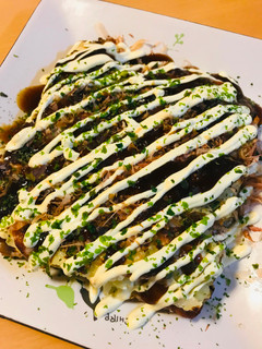 玉子焼き器活用●四角い竹輪のお好み焼き-レシピのメイン写真