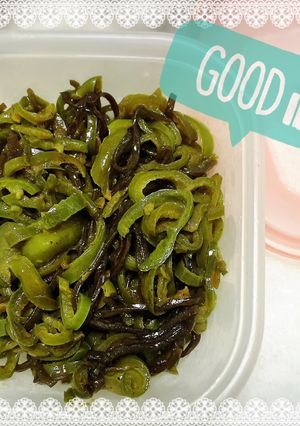 ピーマンの塩昆布炒め-レシピのメイン写真