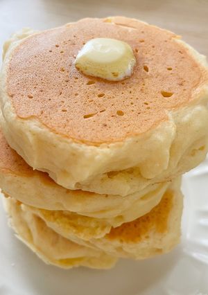 お豆腐スフレパンケーキ-レシピのメイン写真