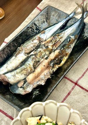 皮パリッ!さんまの塩焼き-レシピのメイン写真
