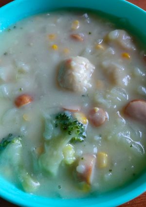 じゃがいもスープに具だくさん野菜-レシピのメイン写真