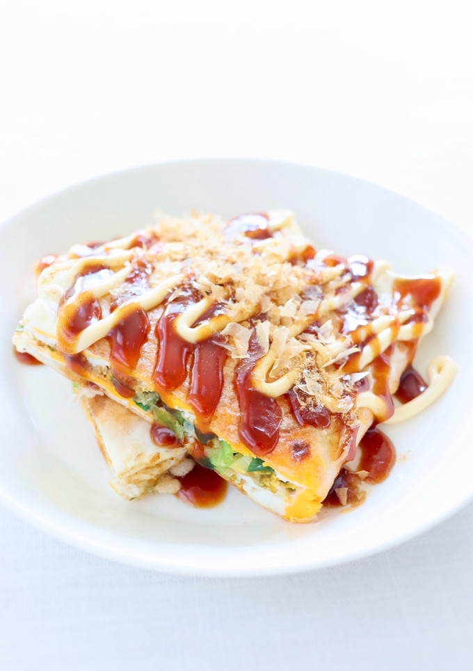 簡単【焼きライスペーパー（ネギ焼き風）】-レシピのメイン写真
