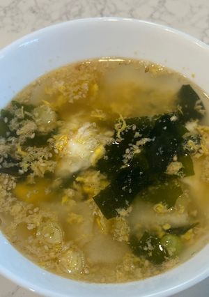 ワンタン風たまごスープ-レシピのメイン写真