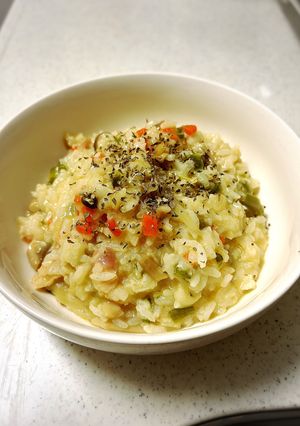 パスタキューブで、残野菜の絶品リゾット風-レシピのメイン写真