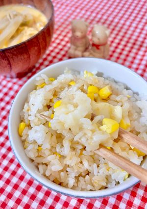 とうもろこしバターしょうゆごはん🌽-レシピのメイン写真