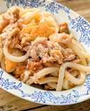 混ぜる！おつなキムチ納豆うどん