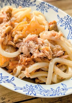 混ぜる！おつなキムチ納豆うどん-レシピのメイン写真