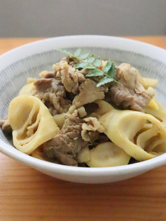 美味★豚肉と淡竹の炒め煮〈カレー風味〉-レシピのメイン写真