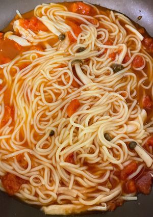 トマトコンソメスープパスタ風スープ-レシピのメイン写真