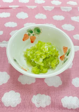 離乳食7-8か月＊キャベツのしらす和え-レシピのメイン写真