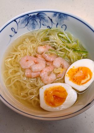 冷やし塩ラーメン　スープは混ぜて冷やすだけ-レシピのメイン写真