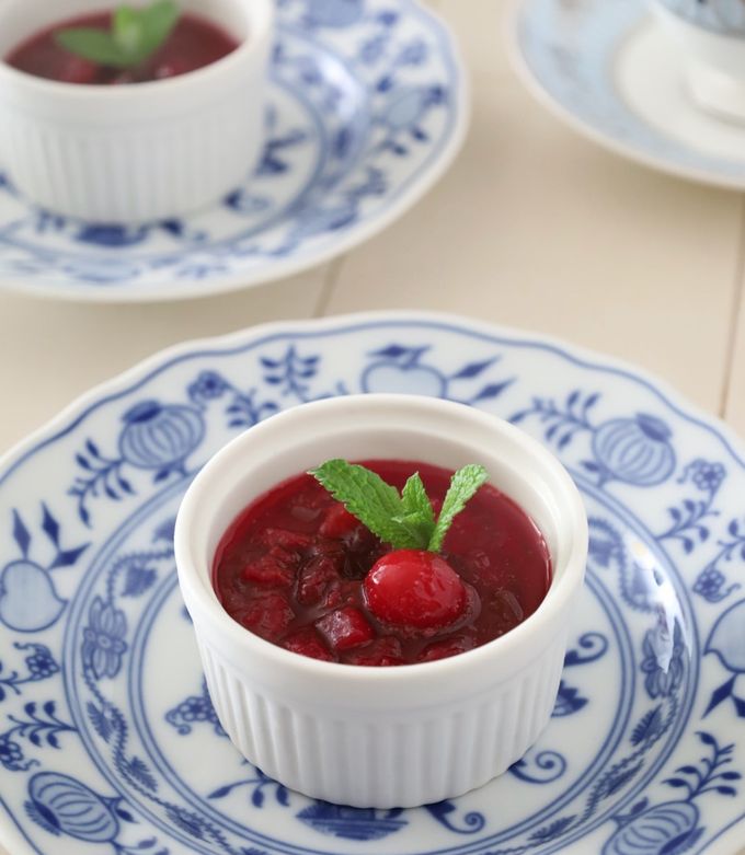 簡単ひんやりおやつ♪ベリーのパンナコッタ by Keiboubou