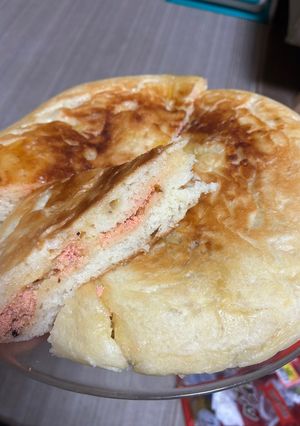 フライパンで!明太チーズフォカッチャ-レシピのメイン写真