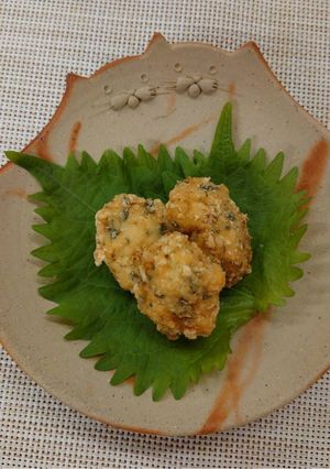 サッパリおつまみ！梅しそナゲット-レシピのメイン写真