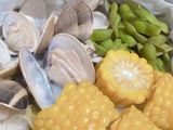 ハマグリと野菜のせいろ蒸し