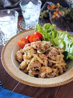 ラム肉の葱塩ガーリックペッパー炒め。-レシピのメイン写真
