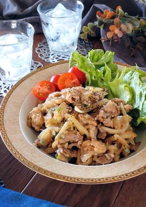 ラム肉の葱塩ガーリックペッパー炒め。-レシピのメイン写真
