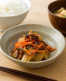 こんにゃくで腸活◎なみこんツナ塩昆布炒め