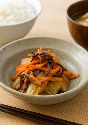 こんにゃくで腸活◎なみこんツナ塩昆布炒め-レシピのメイン写真