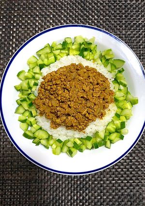 シャキシャキキュウリのドライカレー-レシピのメイン写真