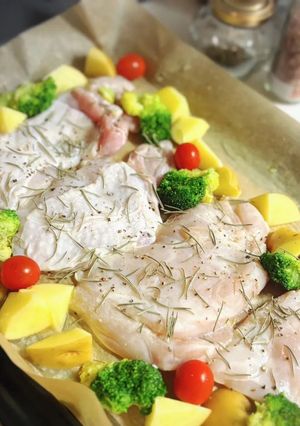オーブンにお任せ♪グリルチキン♡-レシピのメイン写真