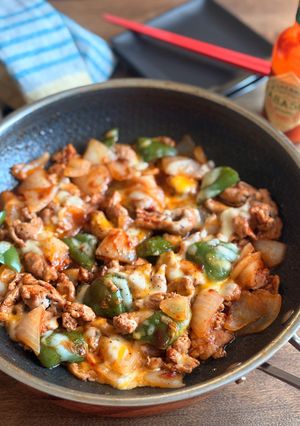 野菜たっぷりチーズポークチャップ-レシピのメイン写真