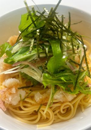 ツナおろし和風だし醤油パスタ-レシピのメイン写真